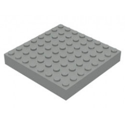 Тухличка 8X8: {сив}