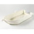 Boat, 18 x 8 x 3 1/3 with Oarlocks: {бял}