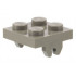Magnet Holder Plate 2 x 2 Bottom: {тъмно сив}