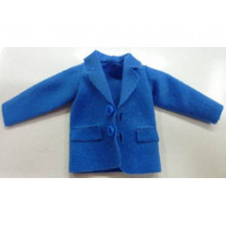 Scala, Clothes Male Jacket with Two Pockets and Two Buttons and Collar: {ярко син}