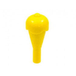 Ice Cream Cone with Ice Cream: {ярко жълт}