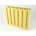 Scala Wall, Vertical Grooved 12 x 2 x 8 : {светло жълт}