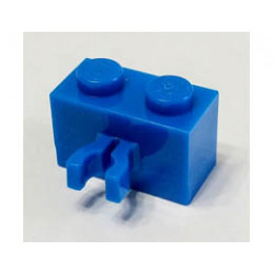 Brick, Modified 1 x 2 with Split U Clip Thick (Vertical Grip): {ярко син}