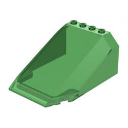 Windscreen 8 x 6 x 3 Wedge: {прозрачно зелен}