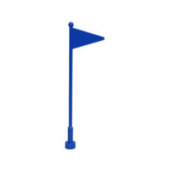 Flag on Antenna Whip: {ярко син}