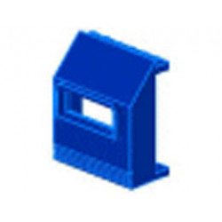 Panel 3 x 6 x 6 Sloped with Window: {ярко син}