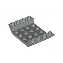 Slope, Inverted 45 6 x 4 Double with 4 x 4 Cutout: {сив}