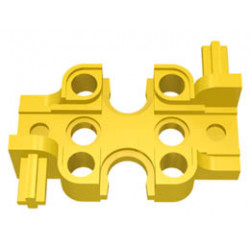 Technic Rectangular Gearbox Half: {ярко жълт}