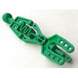 Technic Throwbot Arm Forked with Flexible Center and Ball Joint: {тъмно зелен}