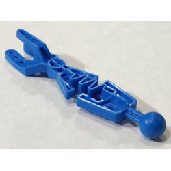 Technic Throwbot Arm Forked with Flexible Center and Ball Joint: {ярко син}