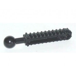 Technic Ball Joint with Double Rack: {черен}