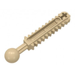 Technic Ball Joint with Double Rack: {тухлено жълт}