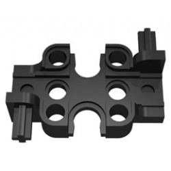 Technic Rectangular Gearbox Half: {черен}