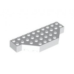 Brick, Modified 4 x 10 with Cut Corners: {бял}