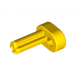 Пластмасов двигател, манивела с кръстата ос: {ярко жълт}