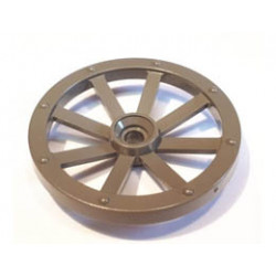 Wheel Wagon Large 33mm D., Hole Round for Wheels Holder Pin: {тъмно сив}