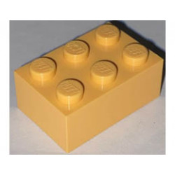 Тухличка 2X3: {топло жълто-оранжев}