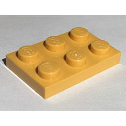 Плочка 2X3: {топло жълто-оранжев}