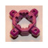 Znap Connector 3 x 3 - 4 way B (Beam): {ярко виолетов}