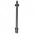 Bar   8L with Stop Rings and Pin (Technic, Figure Accessory Ski Pole) - Rounded End: {черен}