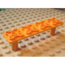 Scala Bed Support 2 x 8 x 1 2/3: {ярко жълто-оранжев}