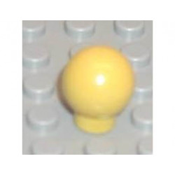 Brick, Round 1 x 1 with Ball (Finial): {ярко жълт}