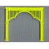 Scala Arch 22 x 2 x 16 1/3: {умерено жълто-зелен}