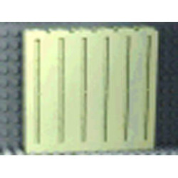 Scala Wall, Vertical Grooved 12 x 2 x 8: {светло жълто-зелен}