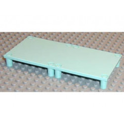 Scala Platform 7 x 14 x 1 1/3 with 8 legs: {светло синьо-зелен}