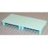 Scala Platform 7 x 14 x 1 1/3 with 8 legs: {светло синьо-зелен}