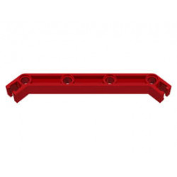 Znap Beam 11, 4 Holes, 2 Bends: {ярко червен}