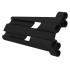 Technic, Panel Fairing # 3 Large Long, Large Holes, Side A: {черен}