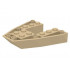 Boat, Bow Brick 6 x 6 x 1: {тухлено жълт}