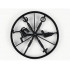 Minifigure, Utensil Tool Wheel, 6 on Sprue: {черен}