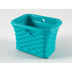 Scala Utensil Wicker Basket: {умерено синьо-зелен}