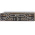 Tile 1 x 4 with SW Black, Copper, and Silver Circuitry Pattern: {тъмно сив}