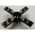 Technic Propeller 4 Blade 7 Stud Diameter with Square Ends : {черен}