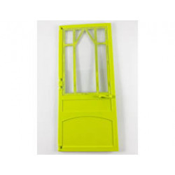 Scala Door 10 x 1 x 18 2/3 - Mullioned with Hinges: {умерено жълто-зелен}