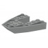 Boat, Bow Brick 6 x 6 x 1: {сив}