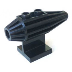 Engine, Strakes, 2 Top Studs, 2 x 2 Bottom Tile: {черен}