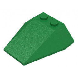 Wedge 4 x 4 Triple without Stud Notches : {тъмно зелен}