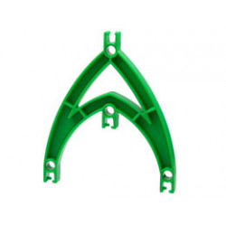 Znap Beam Double Curve 4 Holes : {тъмно зелен}