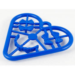 Belville, Clothes Accessories - Complete Sprue - Small Bows & Hair Band: {ярко син}