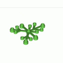 Елемент от клон на дърво : {ярко зелен}