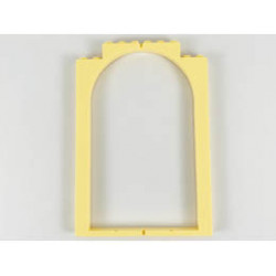 Belville Wall, Door Frame Arched Swivel 1 x 10 x 12: {светло жълт}