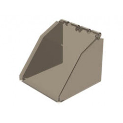Windscreen 4 x 4 x 3 Canopy: {прозрачно кафяв}