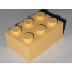 Тухличка 2X3: {силно светло оранжев}