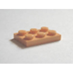 Плочка 2X3: {силно светло оранжев}