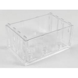 Container, Trunk Bottom 4 x 6 x 2 1/3: {прозрачен}