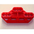 Technic, Axle Connector Block 3 x 6 with 6 Axle Holes: {ярко червен}